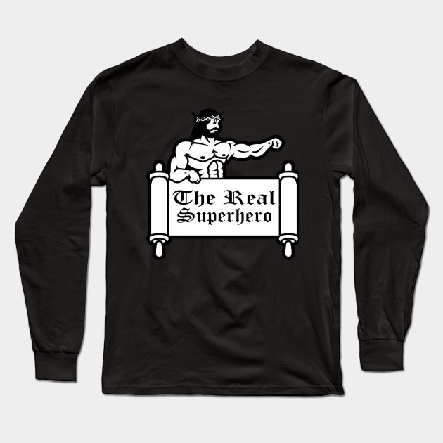 The Real Superhero Long Sleeve T-Shirt by michaeldean23